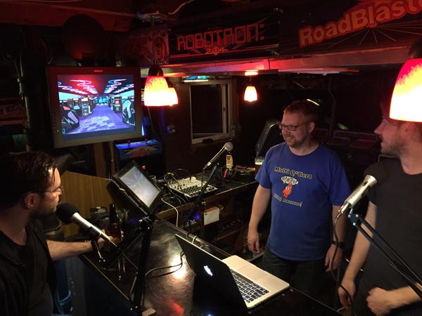 Ian, Jordan and Brandon discuss the proper technique of setting a beer down during a live recording.