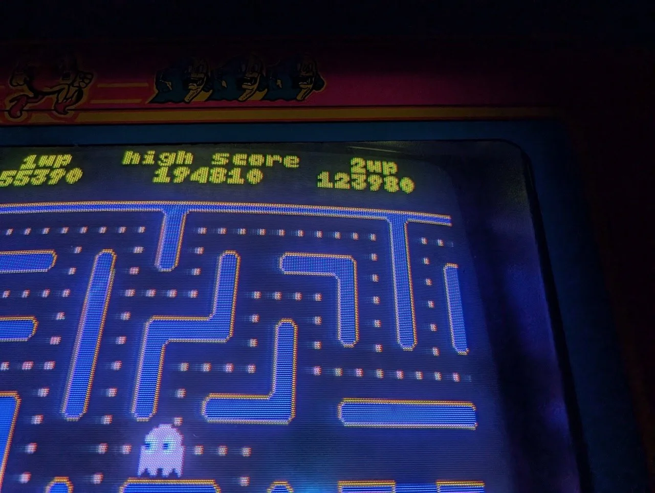 Ian's Jr. Pac-Man high score of 194,810