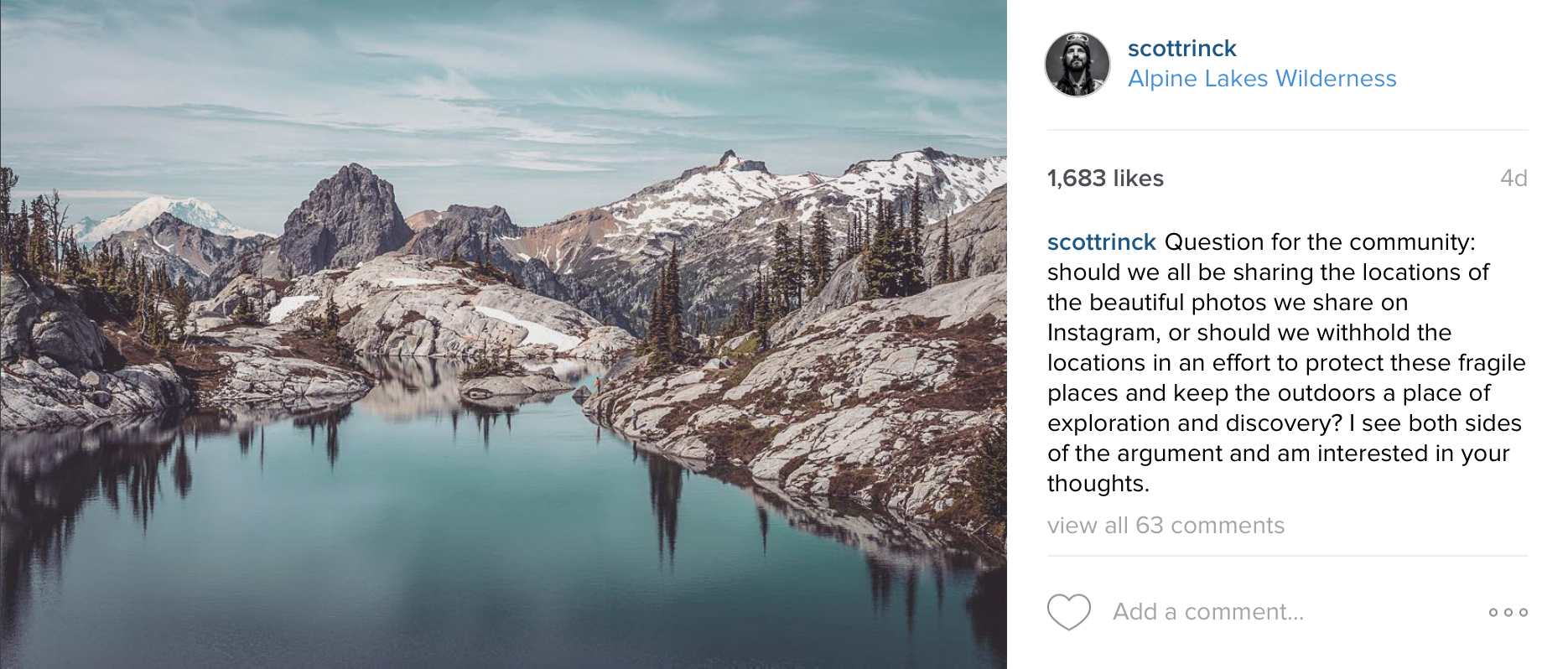 Sharing Locations on Social Media