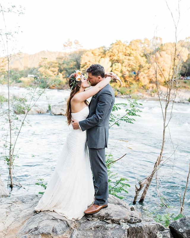 The American River! This was one of the most calming and energizing wedding locations I&rsquo;ve been too. Last year after all the storms and rain, the river was so full and rushing even in the summer. The sound of the rapids and the power of the wat