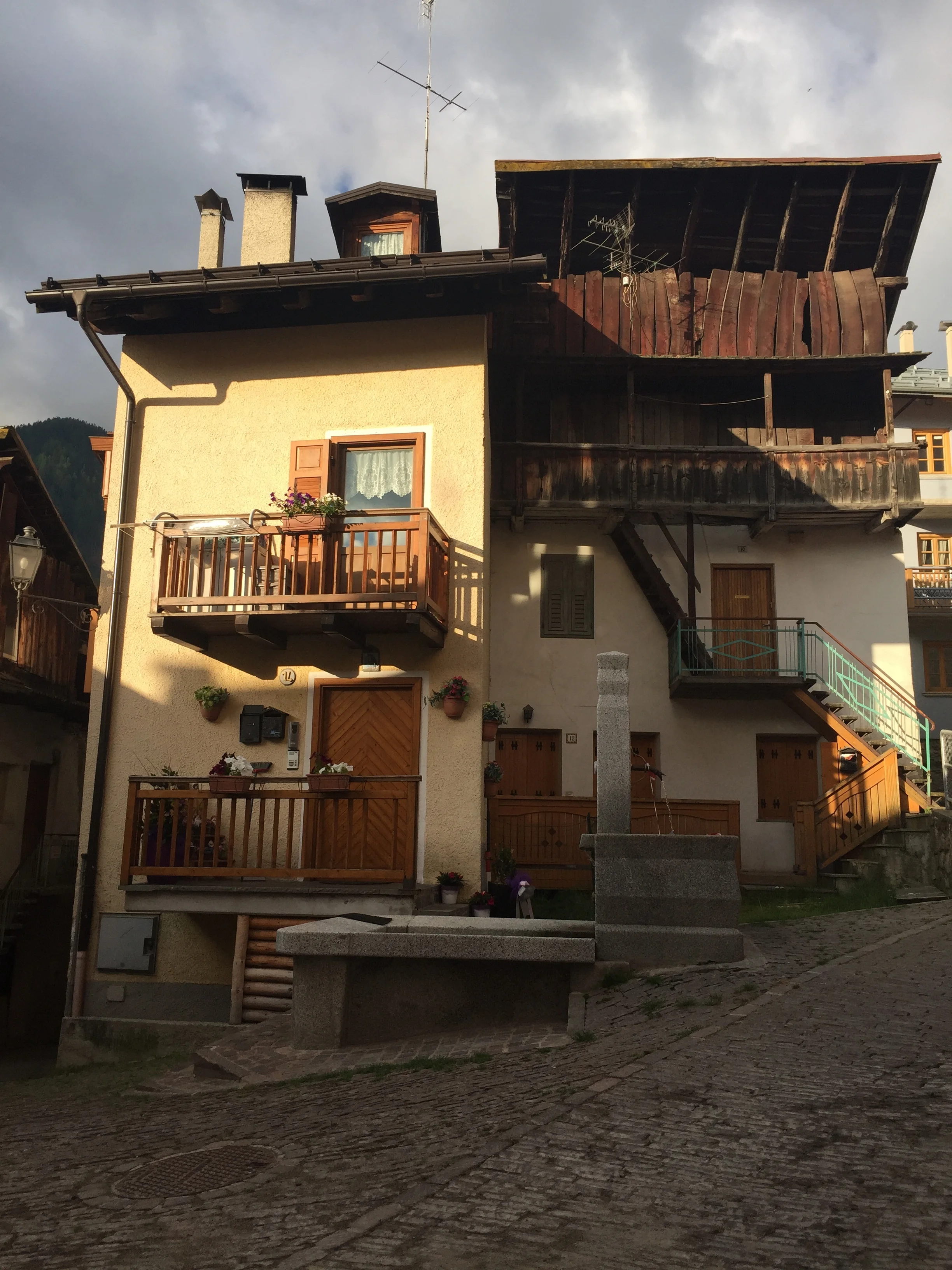 Downtown Vermiglio at sunrise