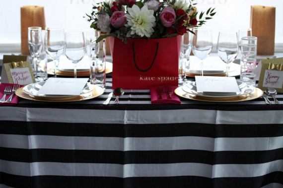 Kate Spade Tablescape at IT'S A PARTY! Open House Event. 