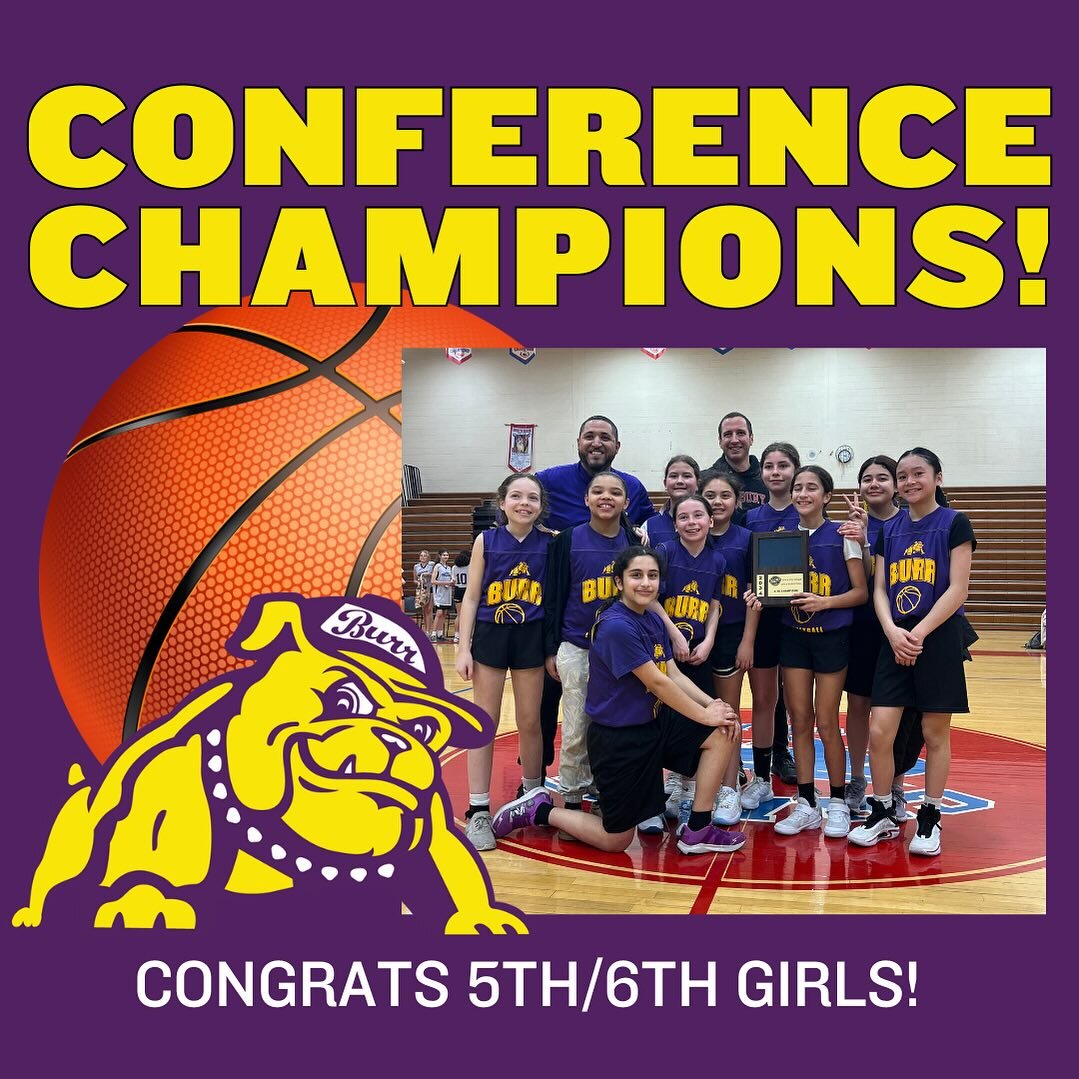 Great job Lady Bulldogs! They won the conference this weekend in triple overtime and a shootout! Way to go, girls. 

#burrelementary #middleschoolsports #cpssports