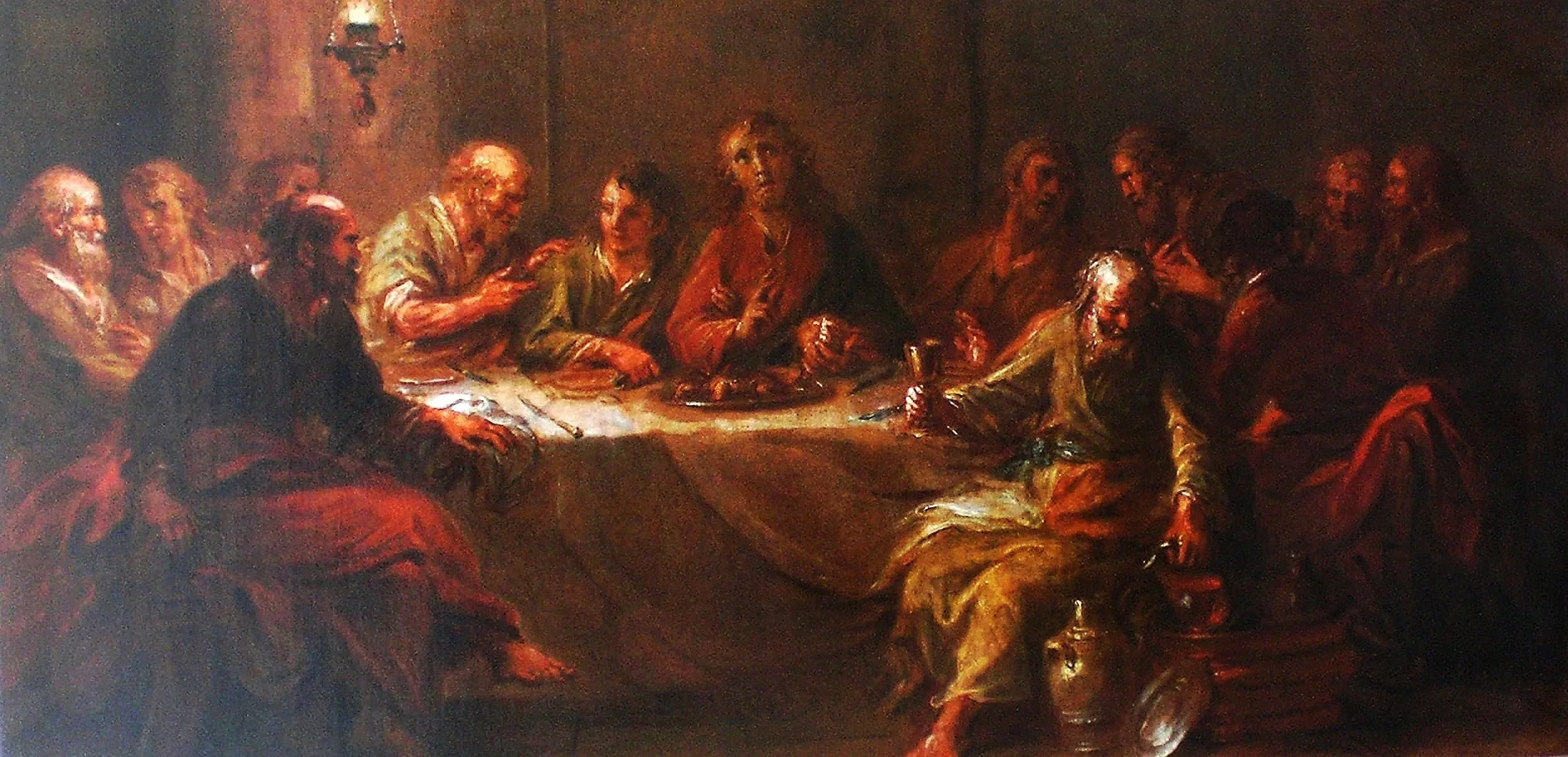 Martin Johann Schmidt letztes abendmahl – Zustand nach restaurierung