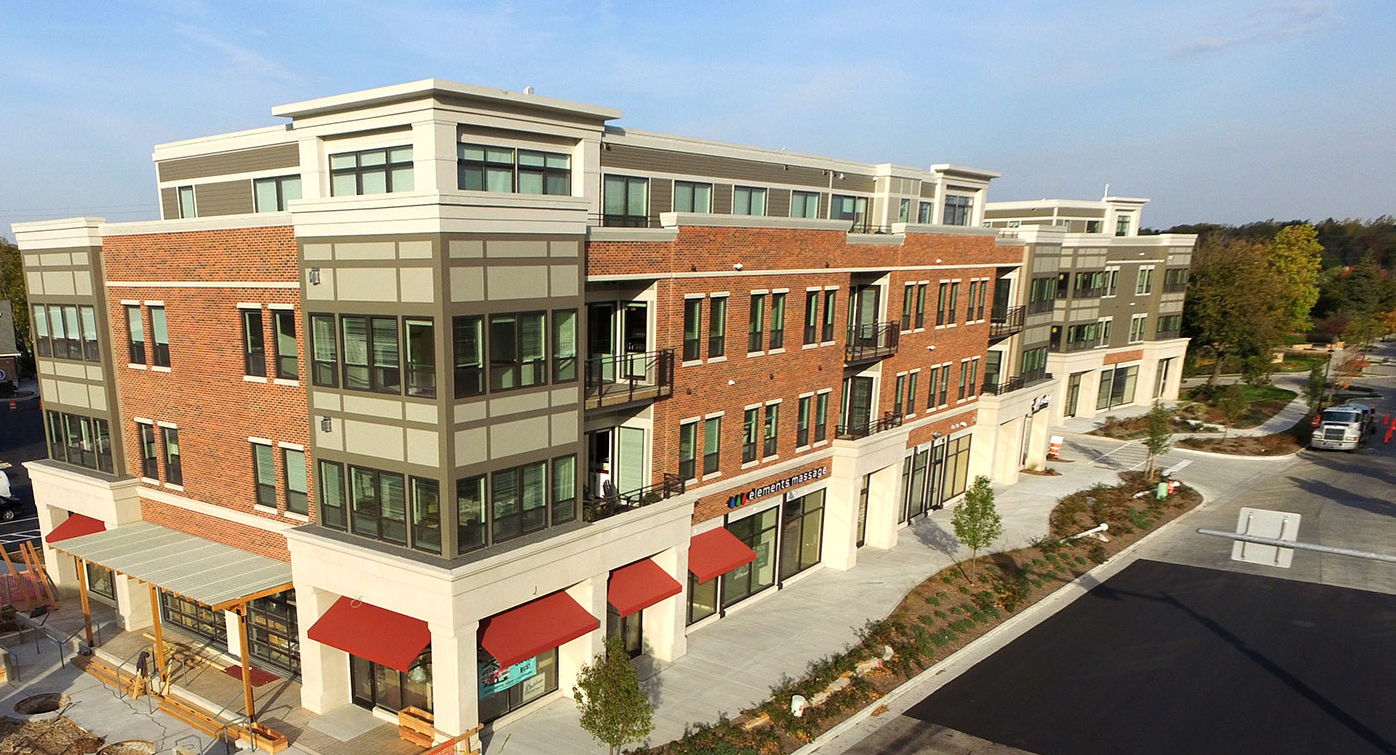 Mequon Town Center, a completed MHA project, located in Cedarburg, Wisconsin.