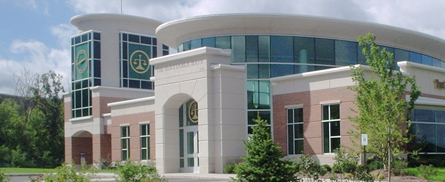 Equitable Bank in Delafield, Wisconsin.