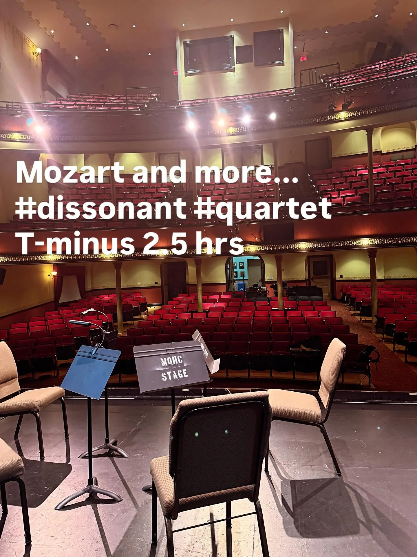 Chamber music coming up! #mcpherson #kansas #salinasymphony #stringquartet #fiddling #conductorlife