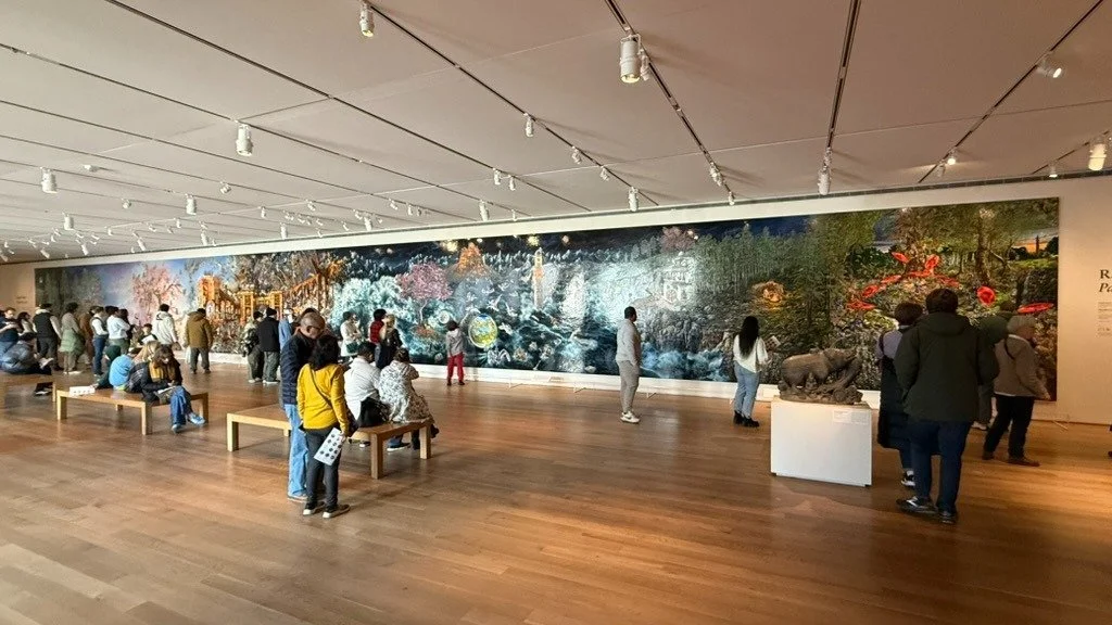 One of the most gorgeous, impressive, introspective, thought-provoking, dynamic, relevant, engaging works of art I have seen in a long time. Thank you @artinstitutechi for exhibiting @raqibshawstudio Paradise Lost which I was lucky enough to see over