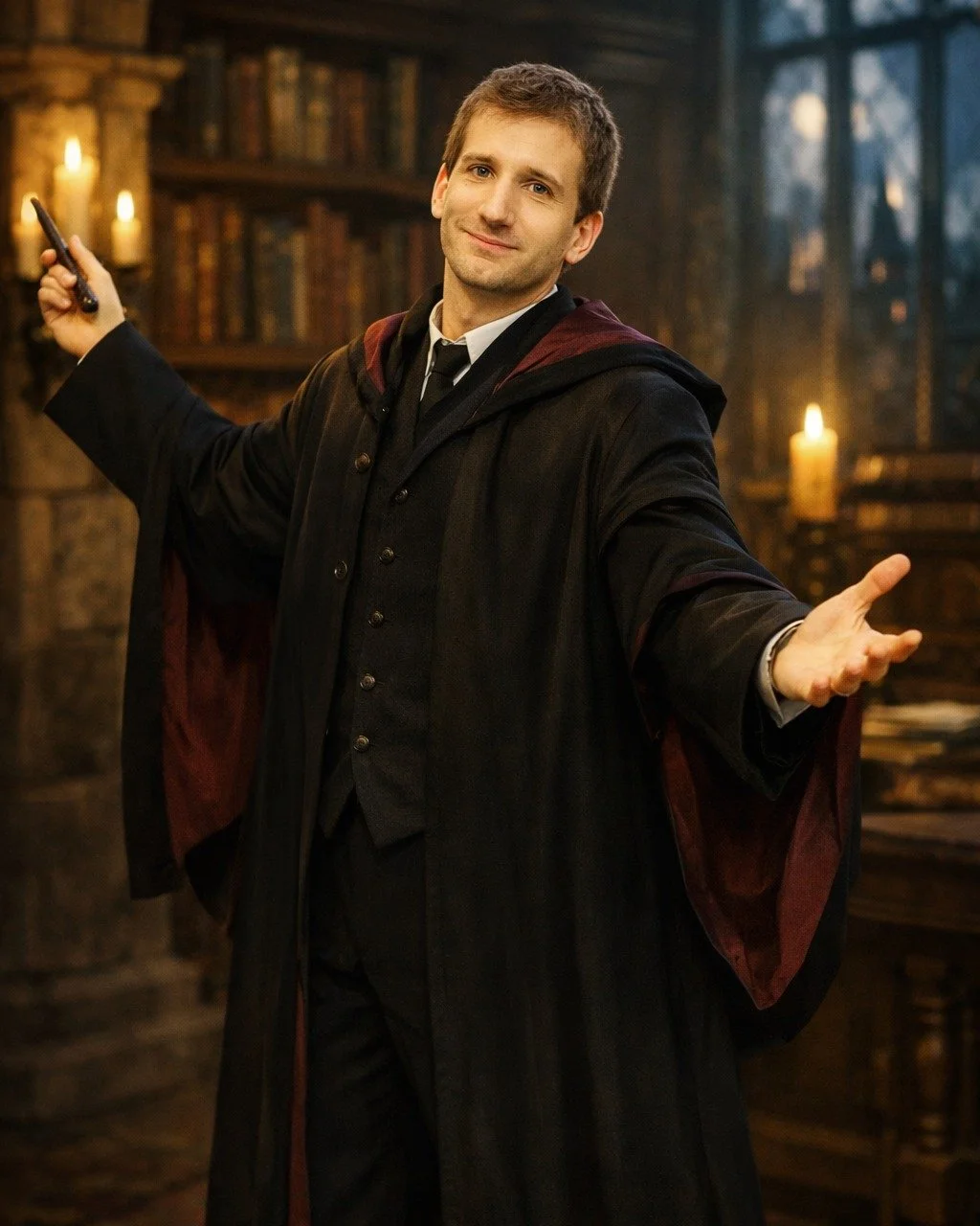 Gearing up for some Magic and Harry Potter this weekend with @orchestraindiana #movies #music #baton #wand #waving #familyfun #symphony #livemusic