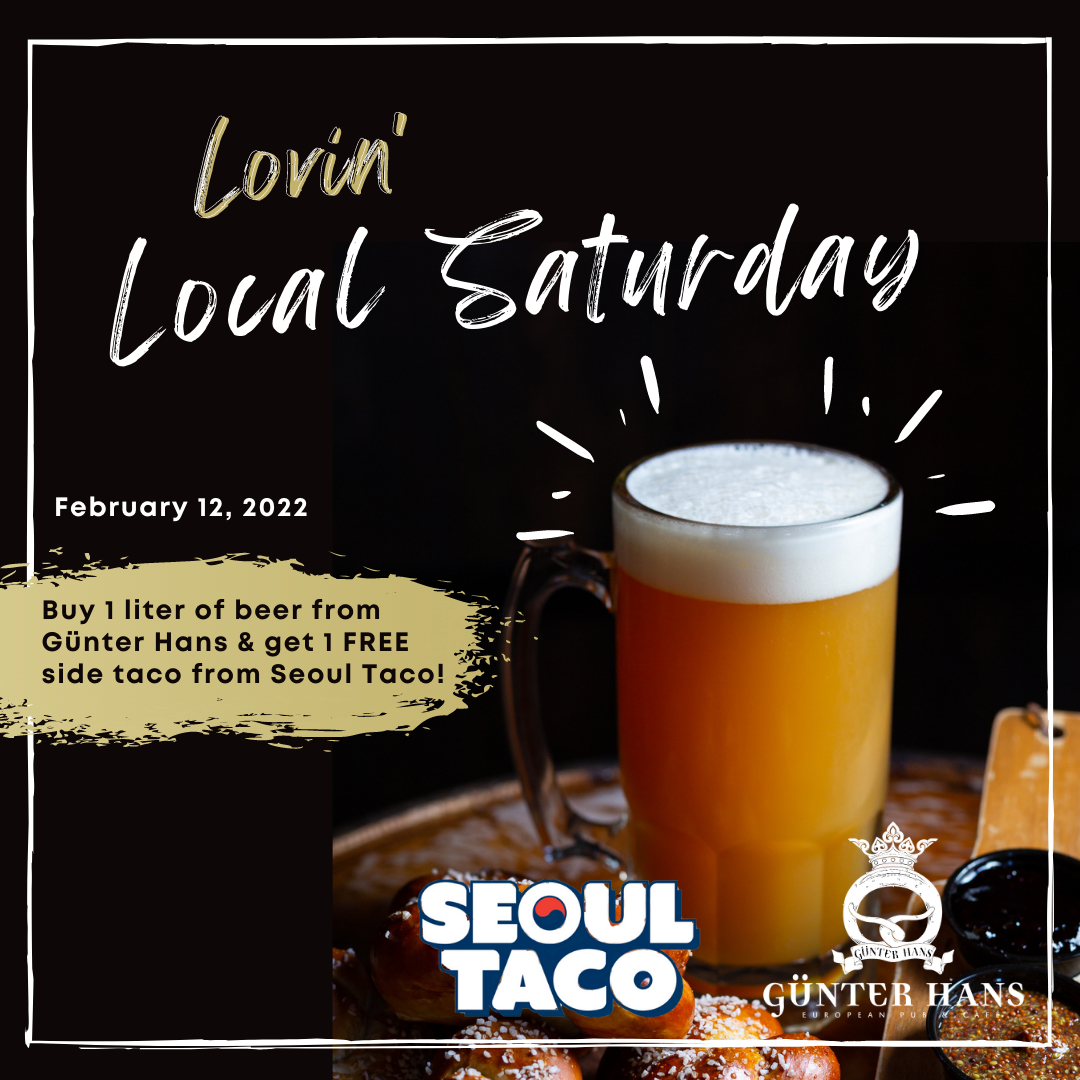 Lovin' Local Saturday (Featuring Seoul Taco)