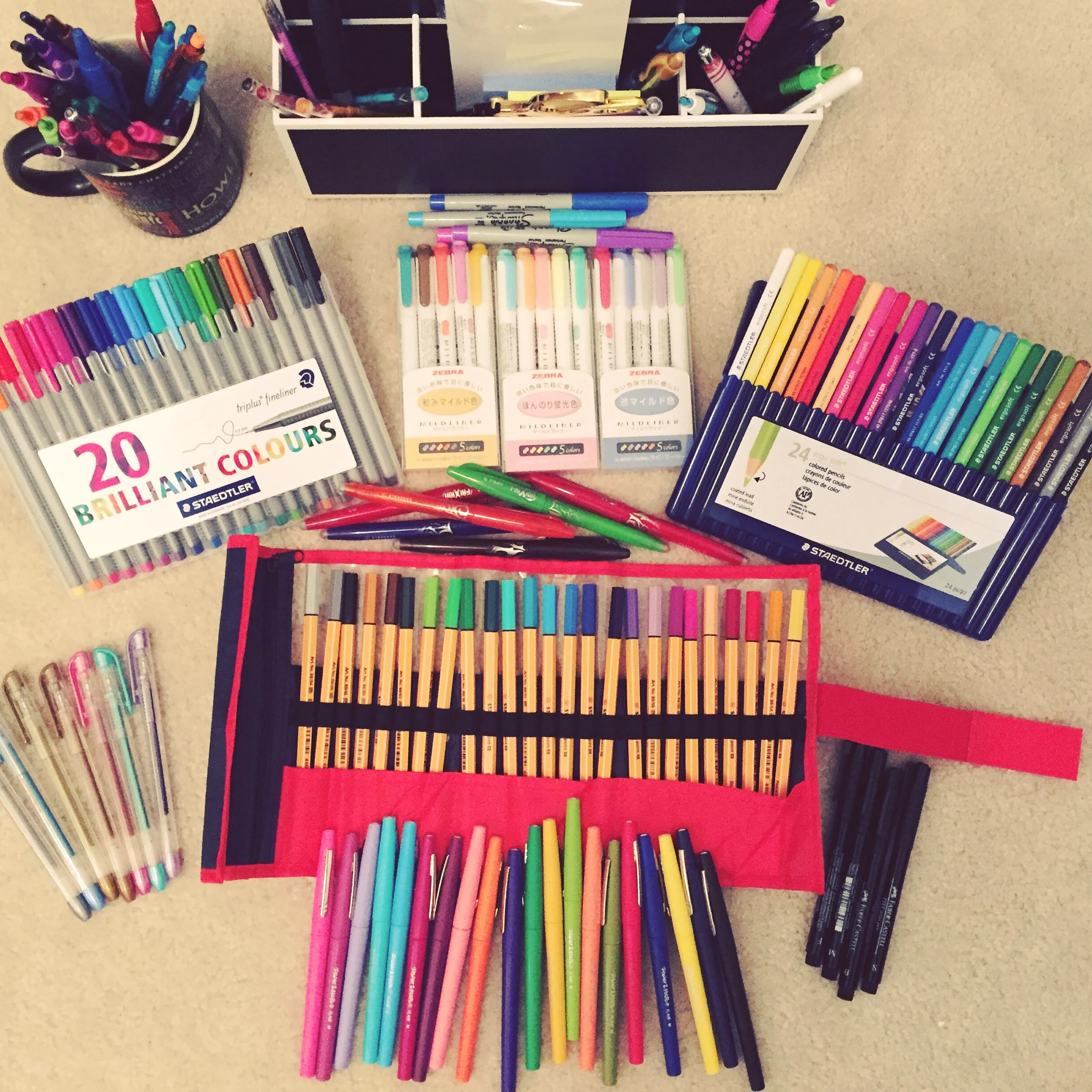 My pen/pencil collection
