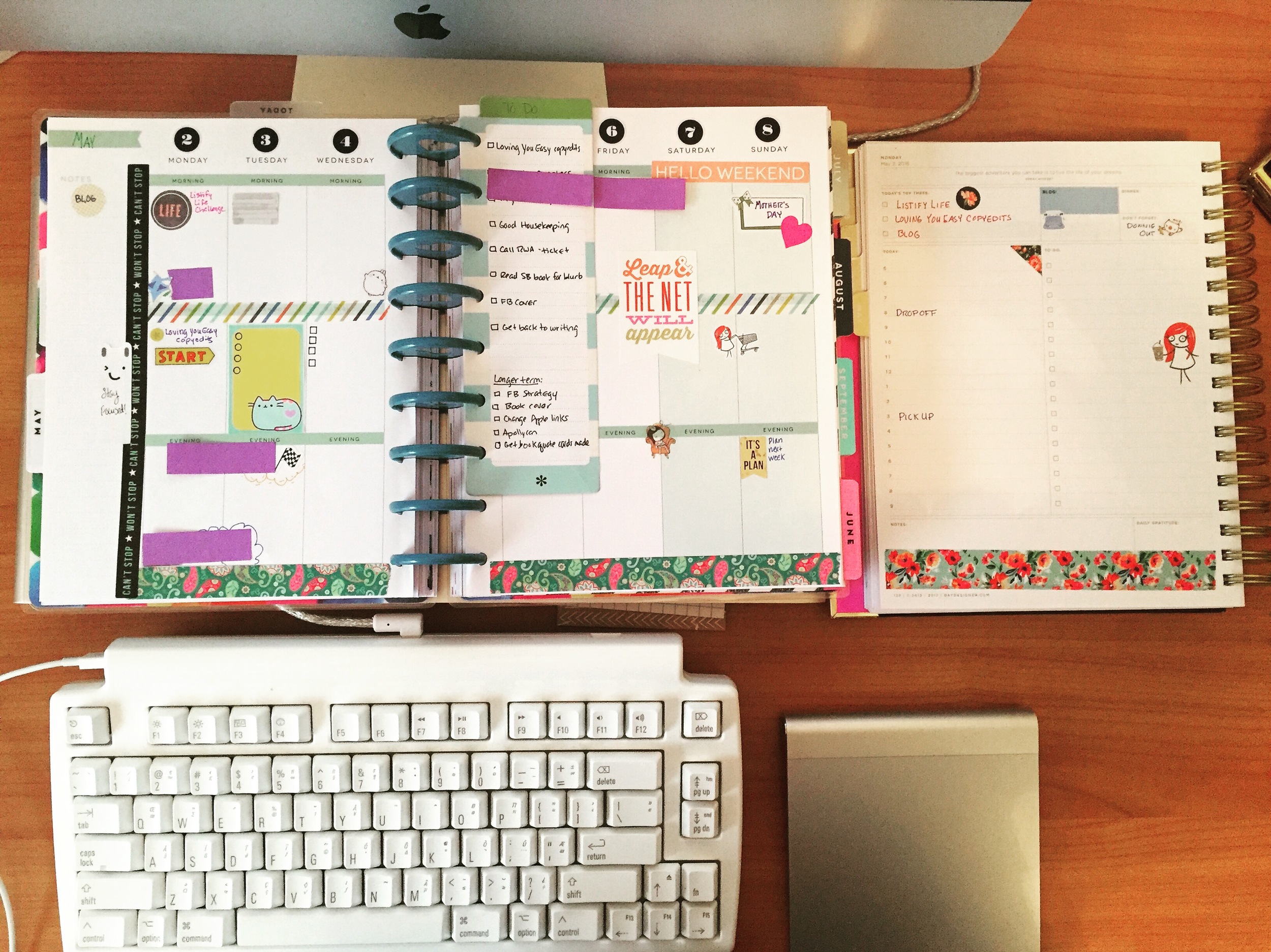A Dash of Time: Whitney English Day Designer REVIEW!  Day designer planner,  Day designer, Planner addicts