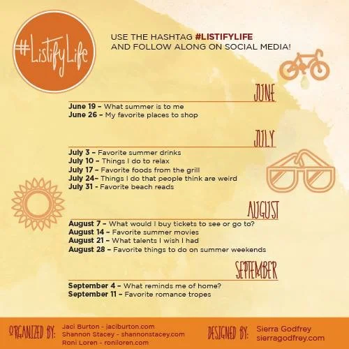 Listify Life Summer Challenge