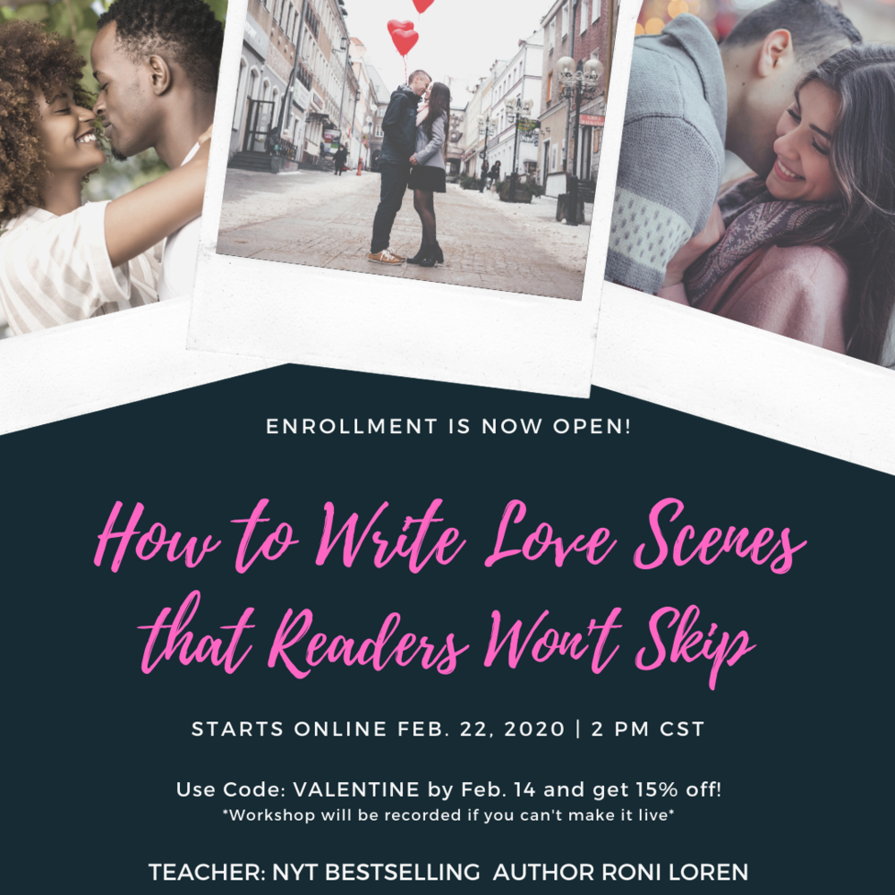 My How To Write Love Scenes class is open for enrollment! — Roni Loren