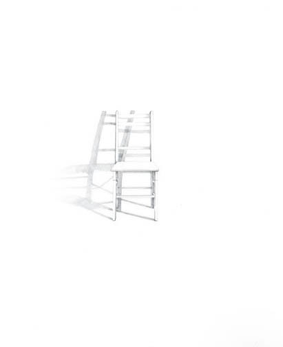 Sheila Ghidini Chair 2, 2012 graphite on paper 17 x 14 inches