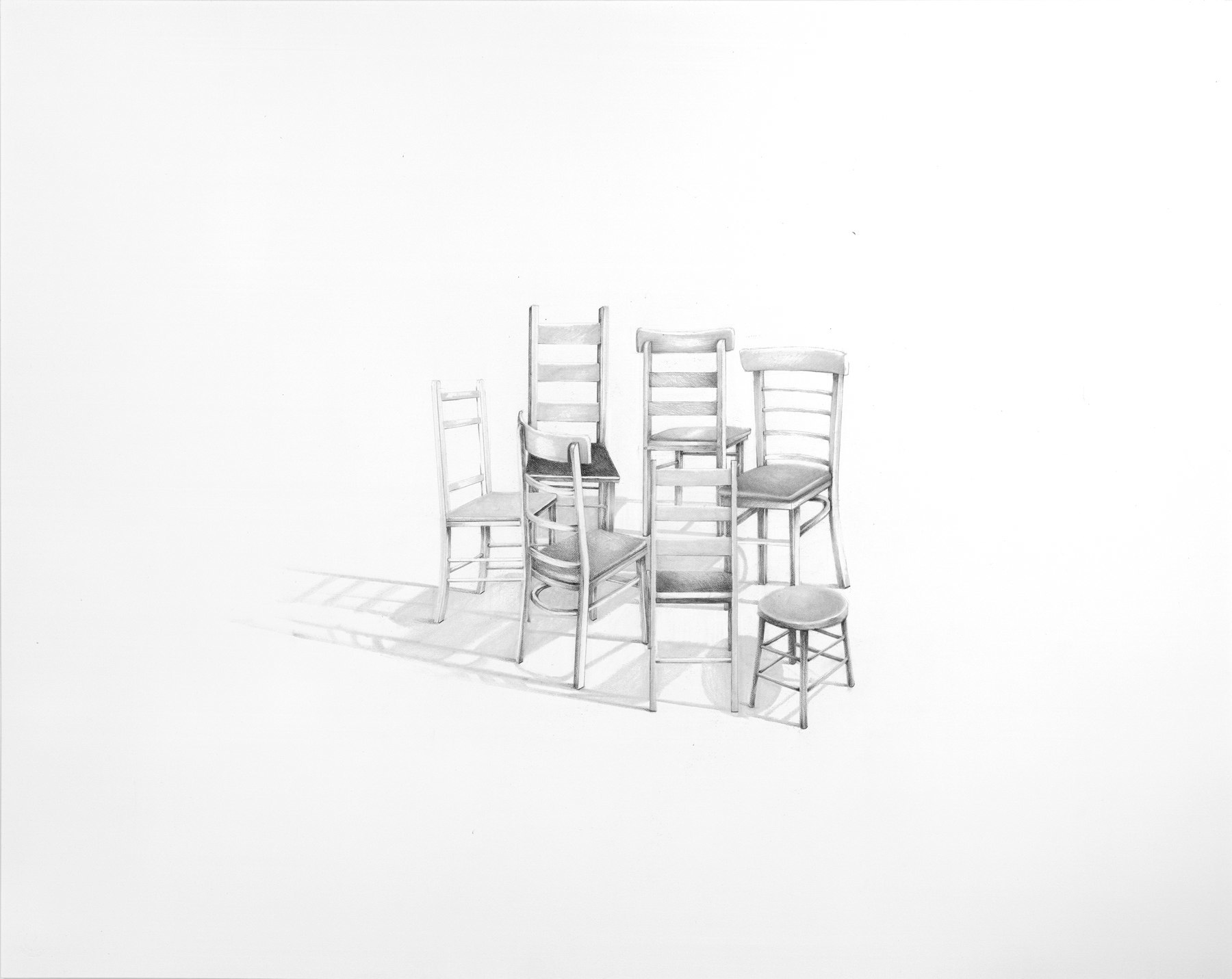 Sheila Ghidini Dissenter, 2013 graphite on paper 23 x 29 inches
