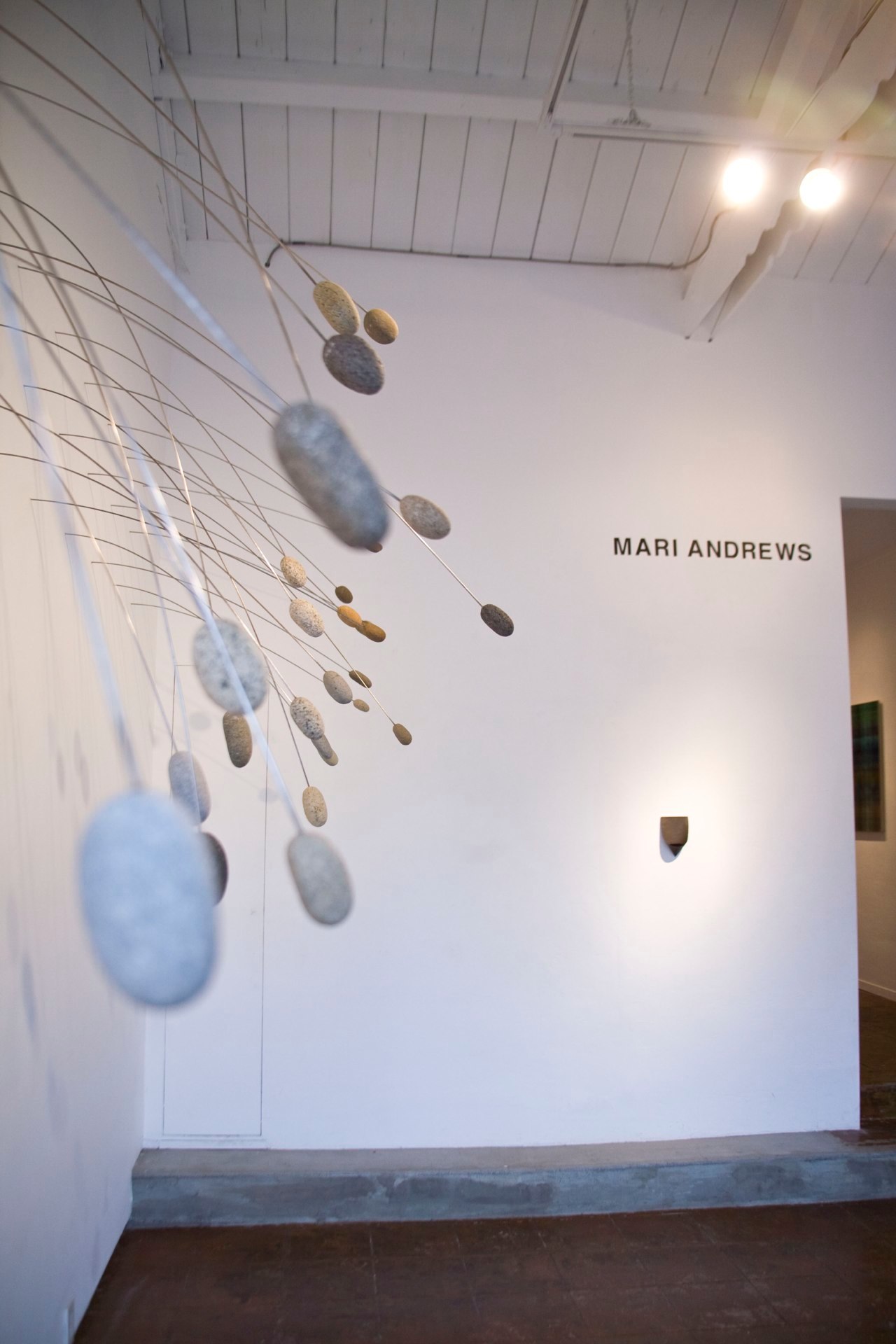 Mari Andrews Propensitus Gravitas, detail, 2013 stone, steel 9 x 23 x 4 feet