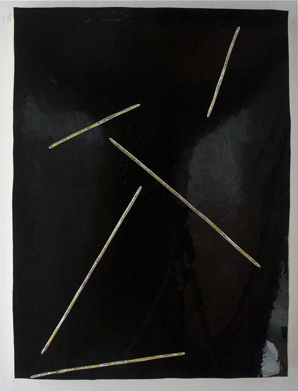 David Allan Peters Untitled #18, 2012 acrylic on panel 24 x 18 inches