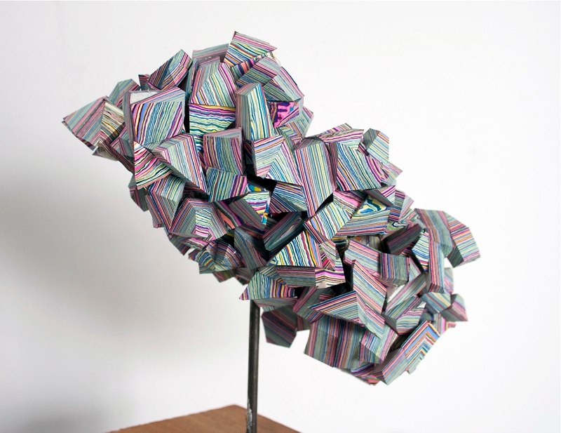 David Allan Peters Untitled #3s, 2011 acrylic paint 6 x 9 x 5 inches