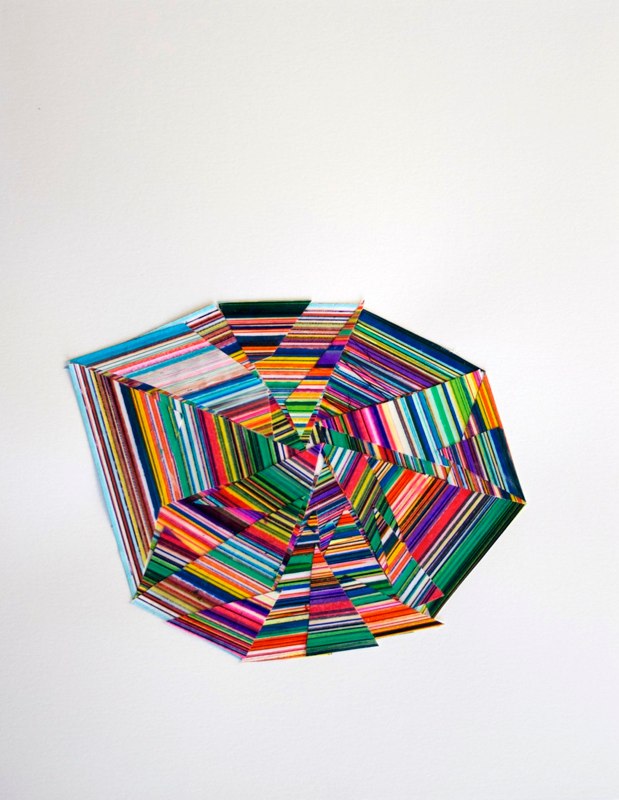 David Allan Peters #10d, 2012 collage on paper 14 x 11 inches