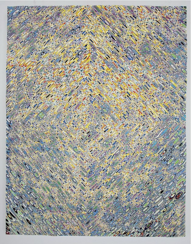 David Allan Peters Untitled #11, 2012 acrylic paint on panel 14 x 11 inches