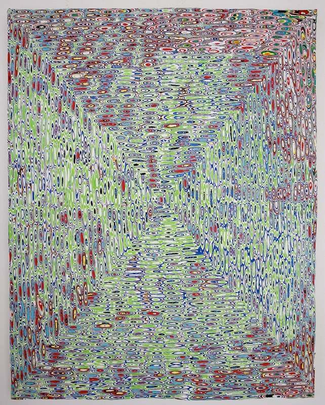 David Allan Peters Untitled #12, 2012 acrylic paint on panel 14 x 11 inches