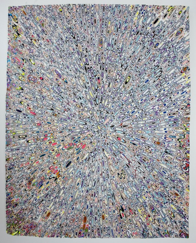 David Allan Peters Untitled #14, 2012 acrylic paint on panel 14 x 11 inches