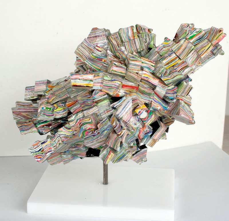 David Allan Peters Untitled #6s, 2011 acrylic paint 9 x 7 x 6 inches