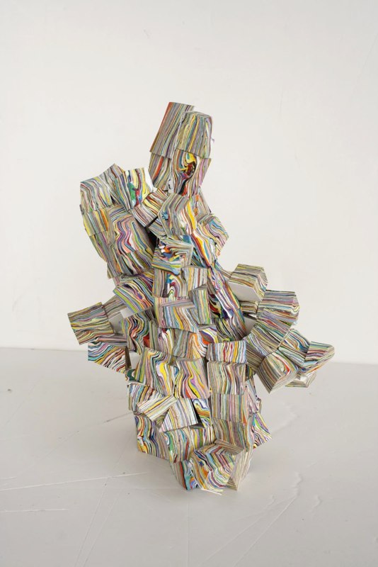 David Allan Peters Untitled #8s, 2011 acrylic paint 8 x 6 x 5 inches