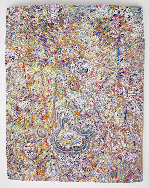 David Allan Peters Untitled #1, 2011 acrylic paint on panel 14 x 11 inches