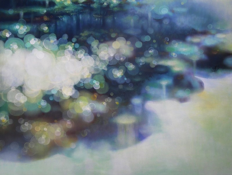Jenn Shifflet Adrift, 2011 oil and acrylic on wood panel 32 x 42 inches