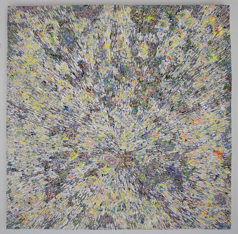 David Allan Peters Untitled #28, 2011 acrylic paint on panel 20 x 20 inches