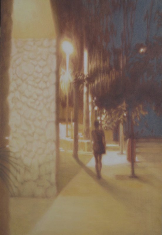 Holly Williams Noctourne Gold, 2011 oil on panel 48 x 33 inches