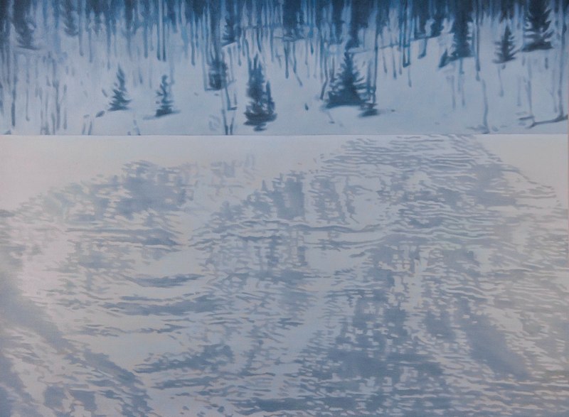 Holly Williams Summit, 2010 oil on panel 43 x 58 x 2 inches