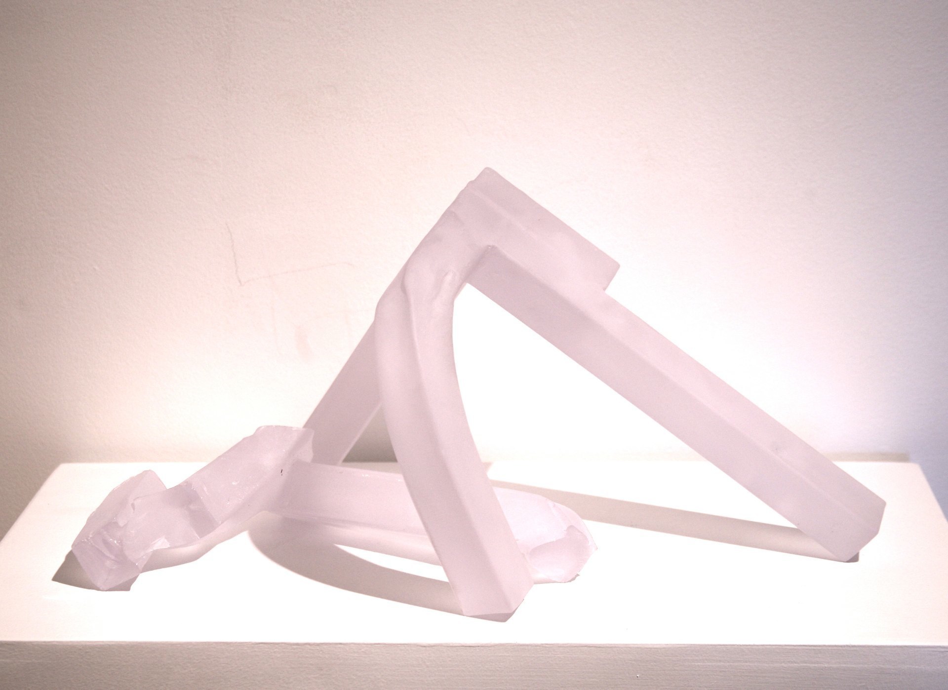 Remnant, 2014, lead crystal, 22 x 10 x 8.5 inches