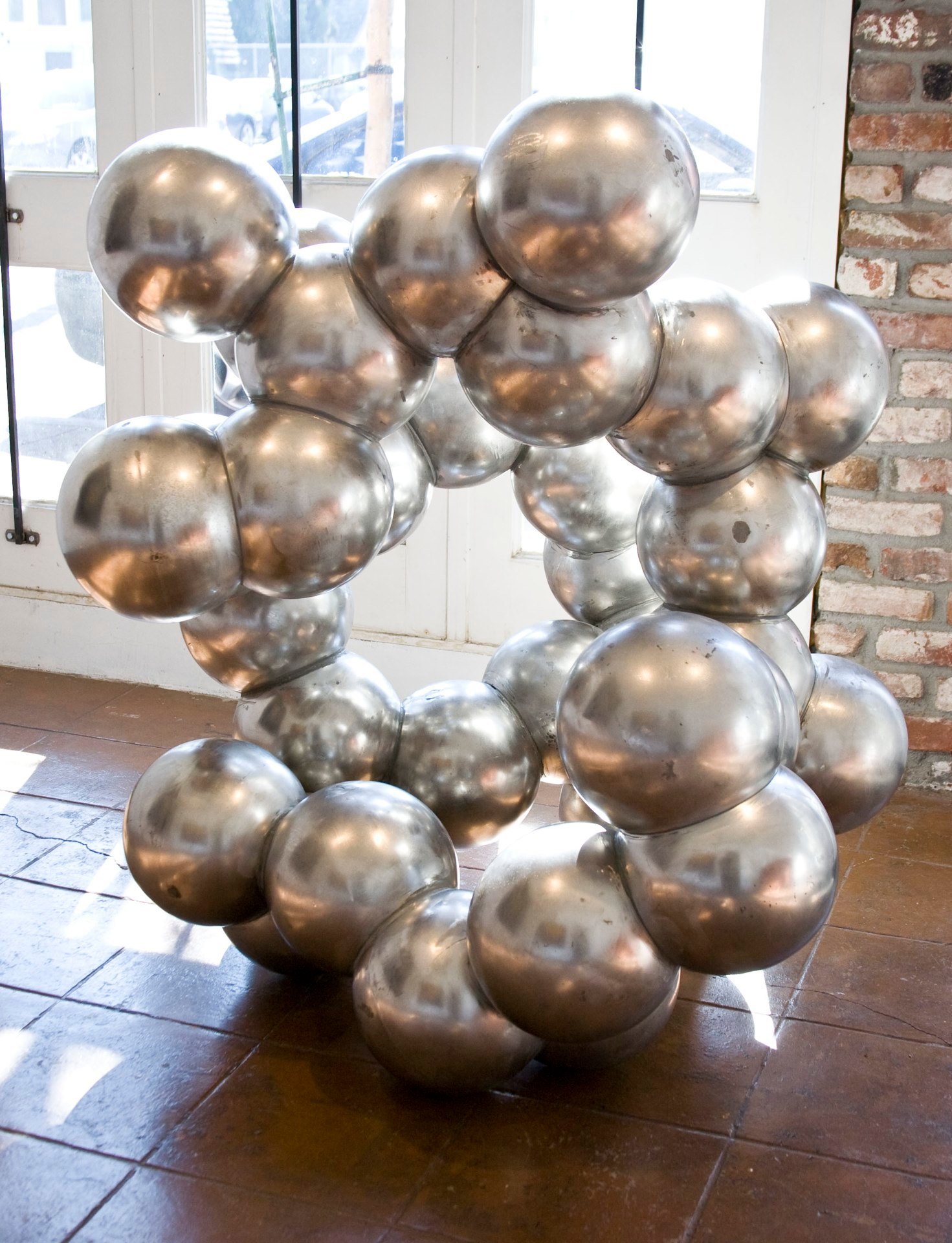 Another Shape of Things to Come Part 4, 2012, stainless steel, 42 x 45 x 48 inches