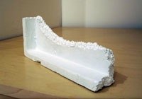 Nothing Last Like Forever Again #1, 2012, cast bronze, paint, 4 x 8 x 2 inches