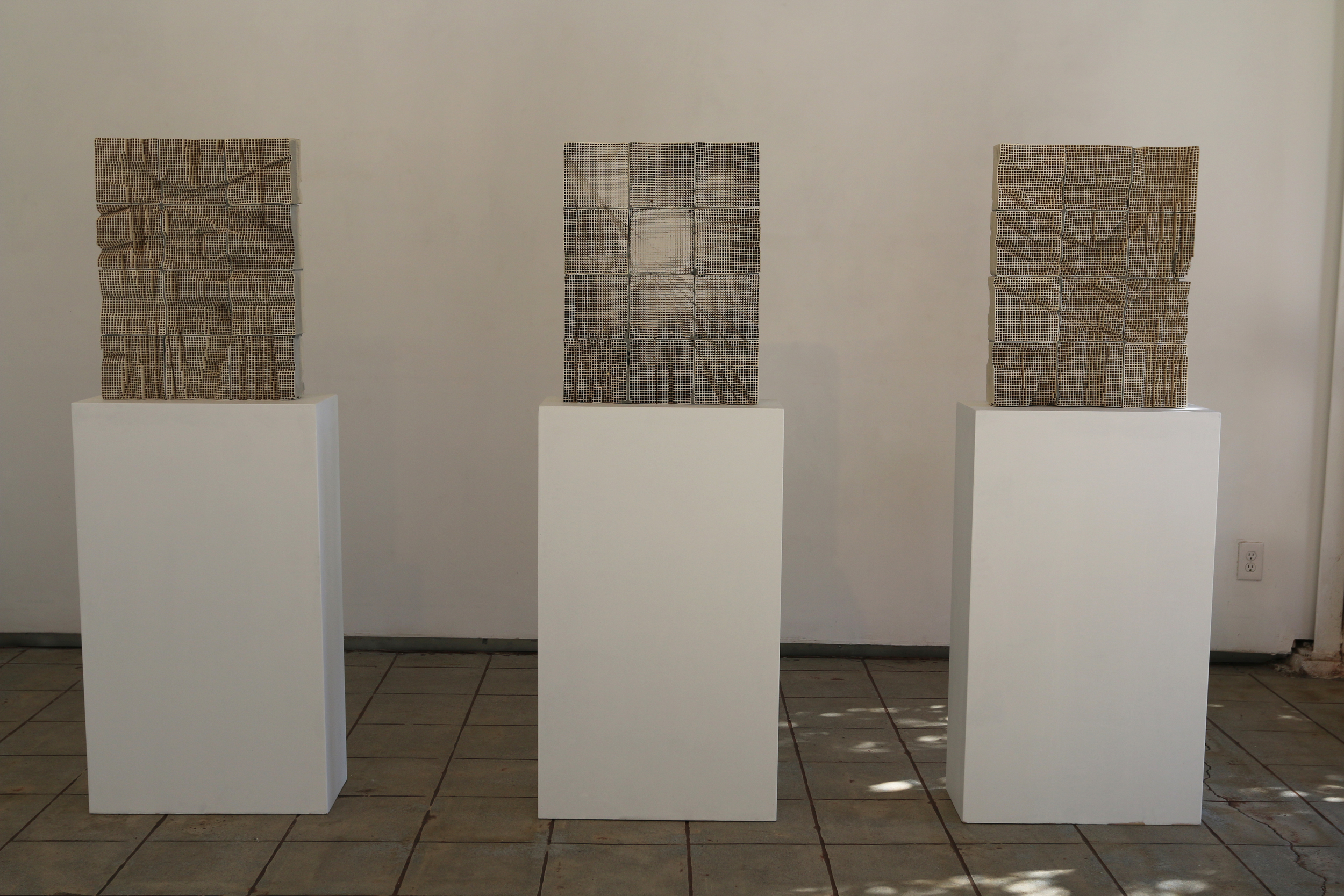 Slab Installation from Rise and Fall at Chandra Cerrito Contemporary, 2014