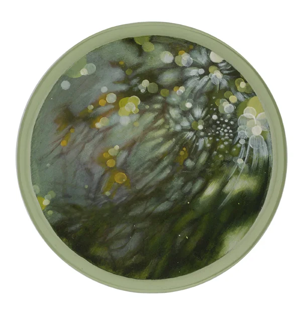 Shifflet.AfternoonReflections.7inchcircle.mixedmedia.$500.jpg