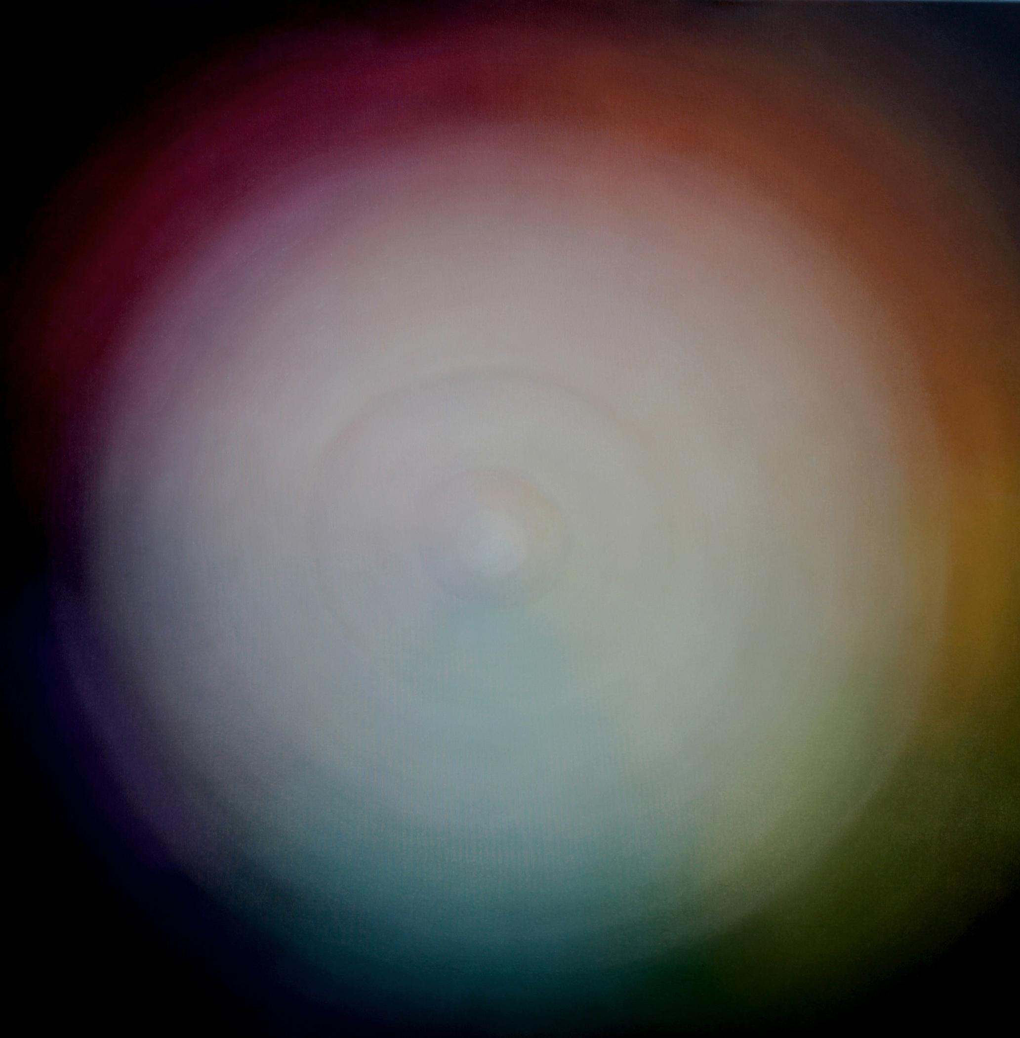 "Spectral Halo," 2018, oil on canvas, 48 x 48 inches