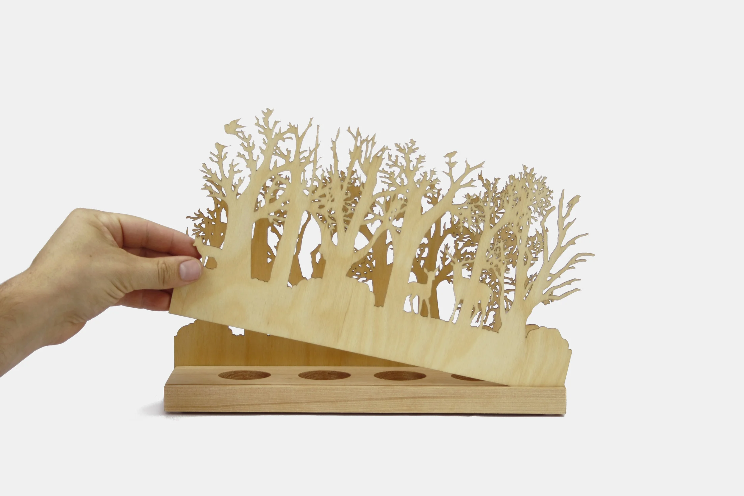 Forest Scene Tea Candle Light