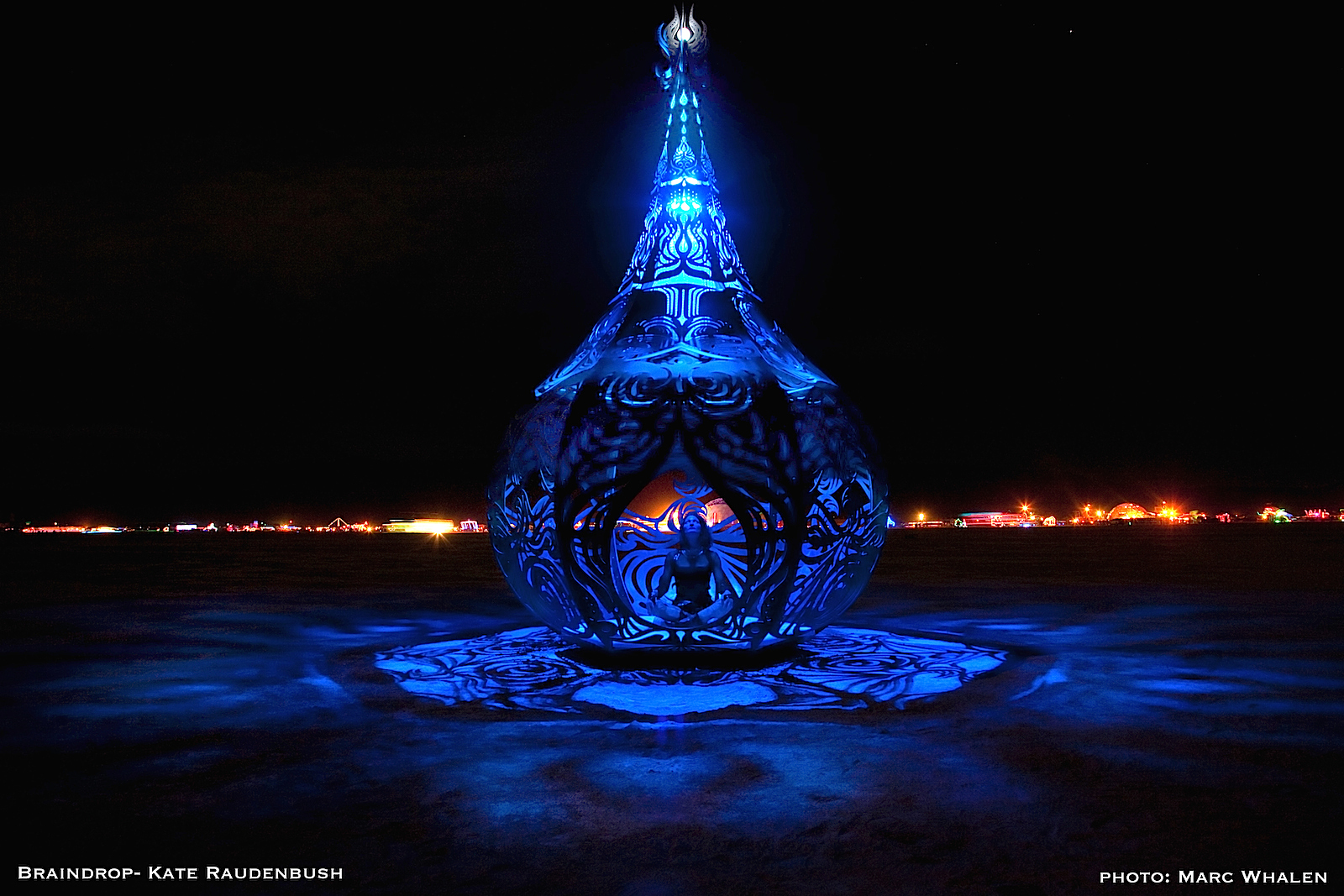 Portrait inside Braindrop at Burning Man by Marc Whalen