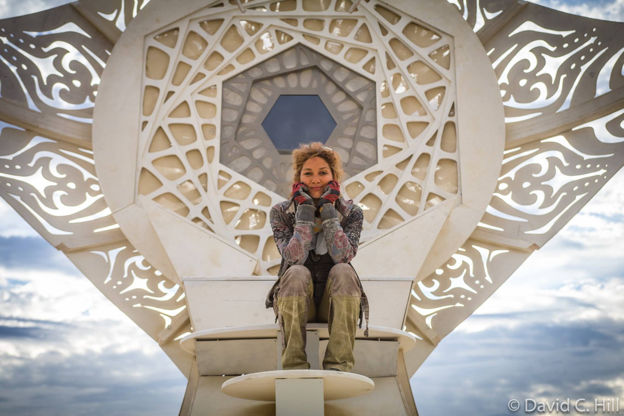 on top of Helios at Dawn, Portrait by David Hill