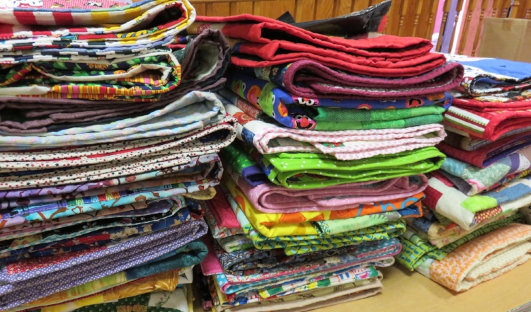 Baby Quilts collected at the September meeting