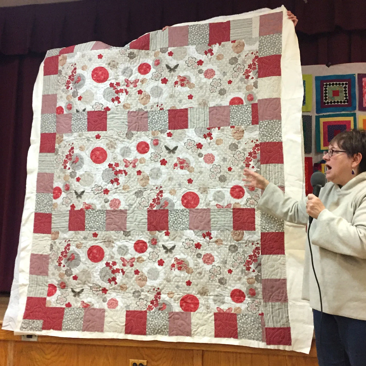 Copy of Copy of Copy of French linen quilt by Susan Sato