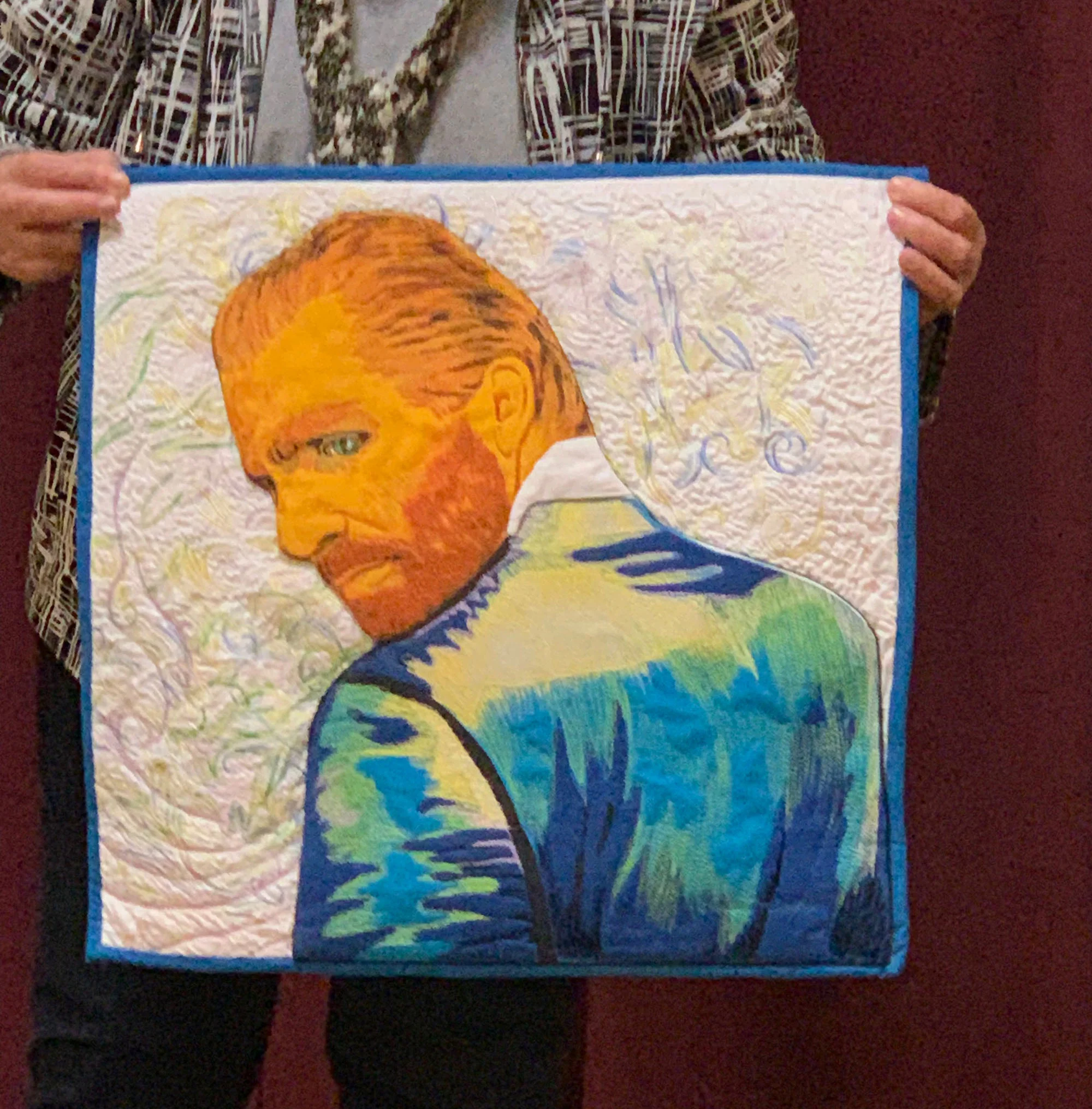 Van Gogh quilt, by Alexis Delbridge
