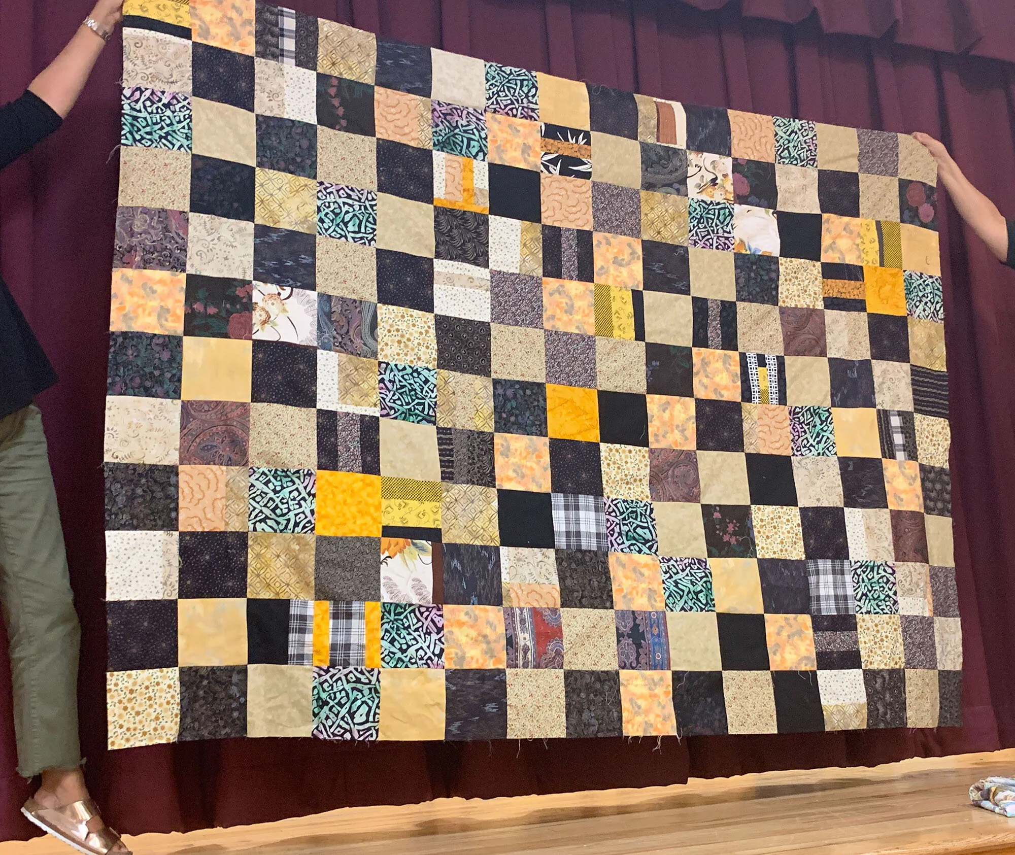 Comfort quilt top by Jody Leight