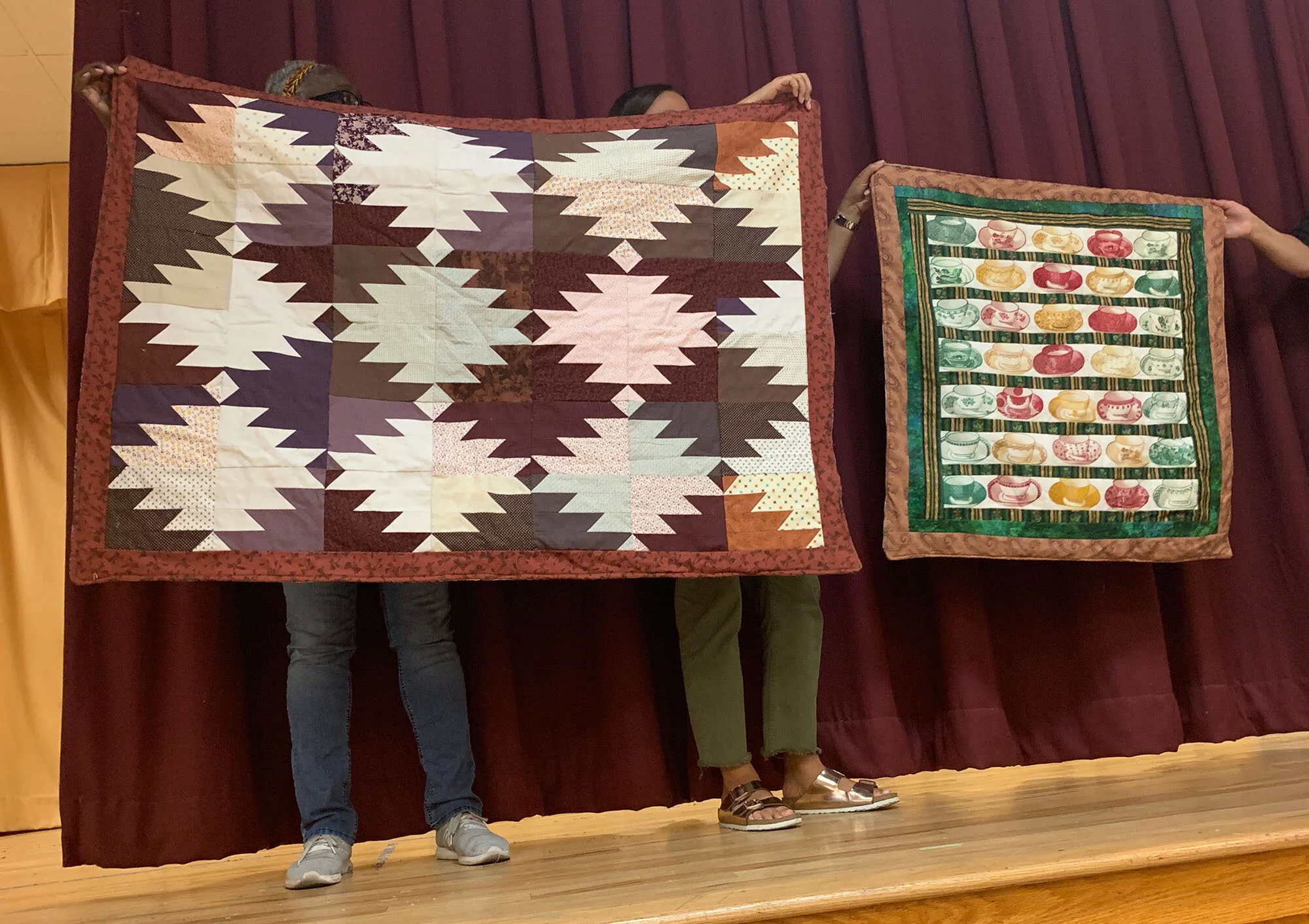 Two quilts by S. Judith Shea