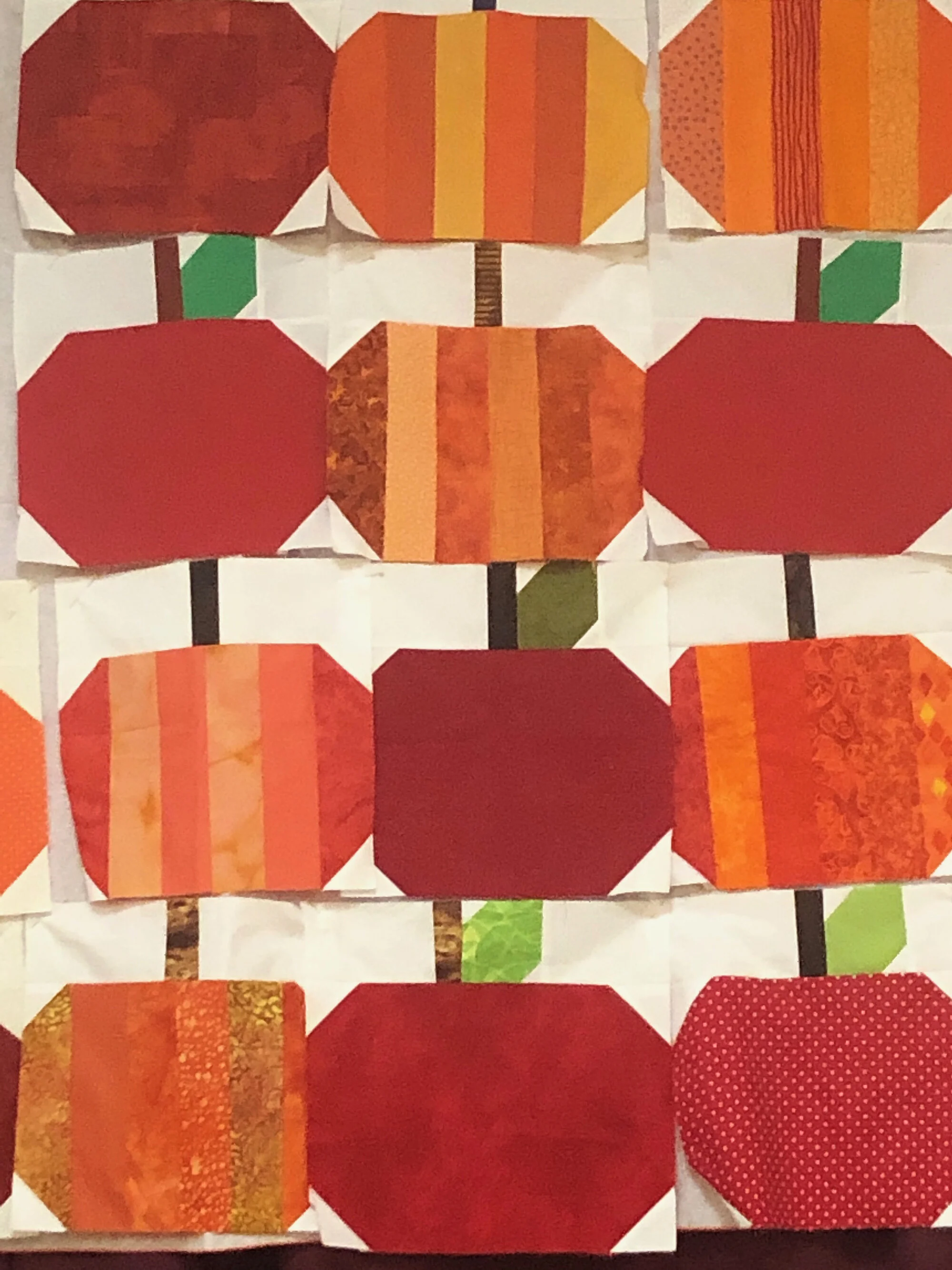 Sampling of October blocks of the month. Thank you to Madi Appell and Kathy Clarke for organizing this year's BOM