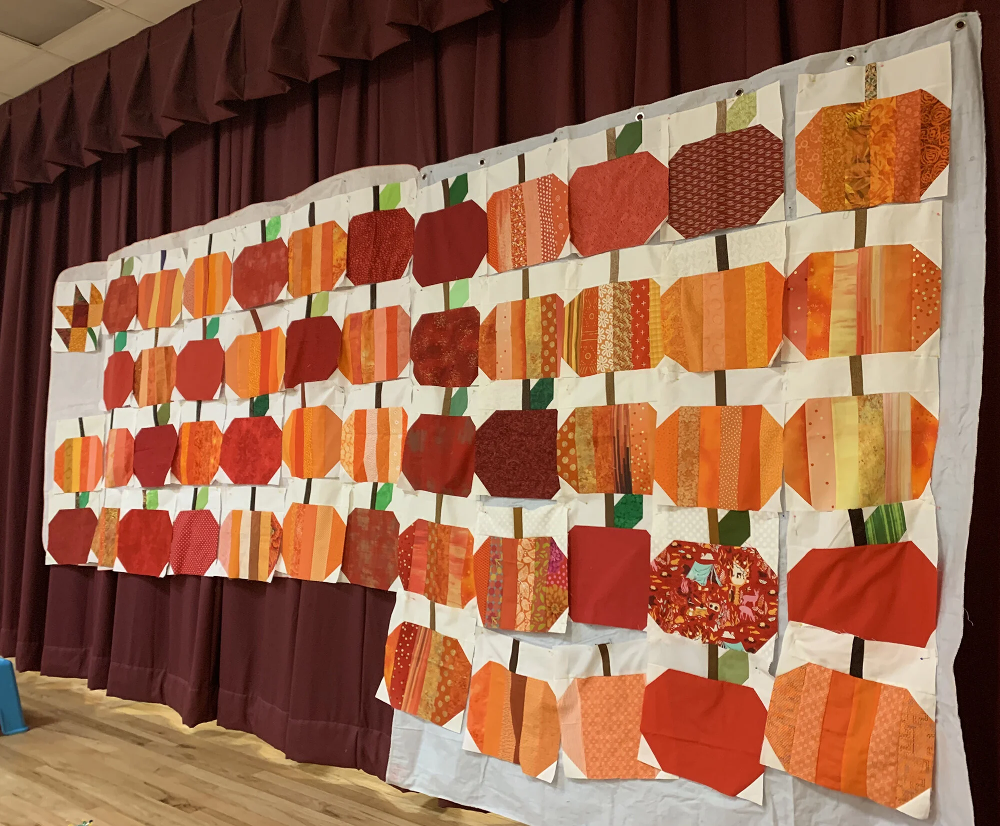Excellent turn out for the October block of the month!